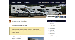 Desktop Screenshot of motorhomefreedom.com